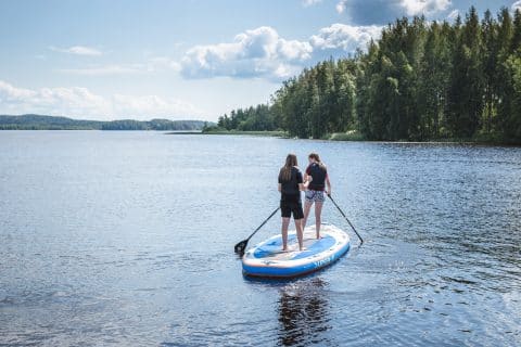 suppailijat järvellä himos jämsä